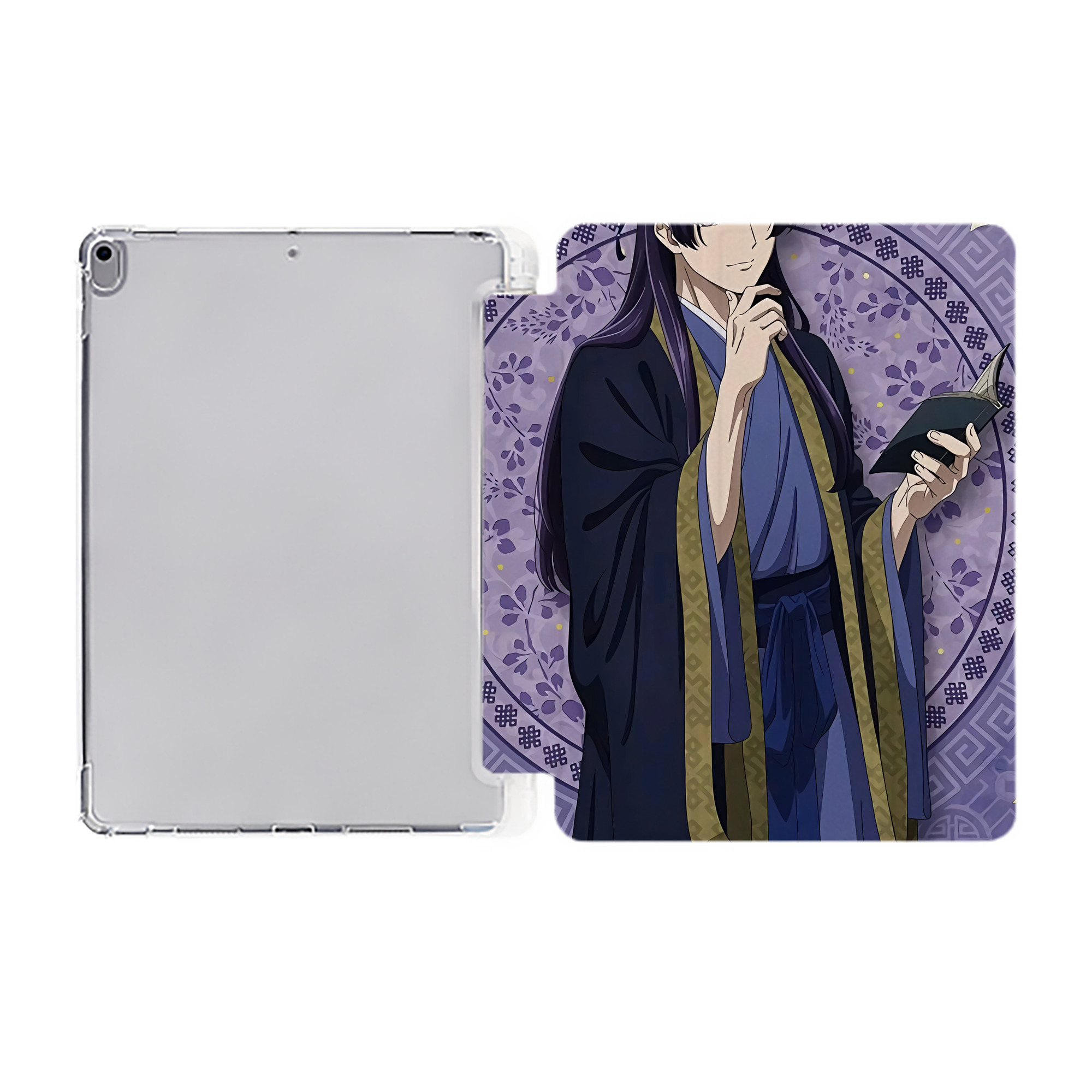 （画像用） 薬屋のひとりごと The Apothecary Diaries IPad ケース ペン収納付き 三つ折りスタンド PUレザー×シリコン 対応機種9.5/10.5/10.9インチ